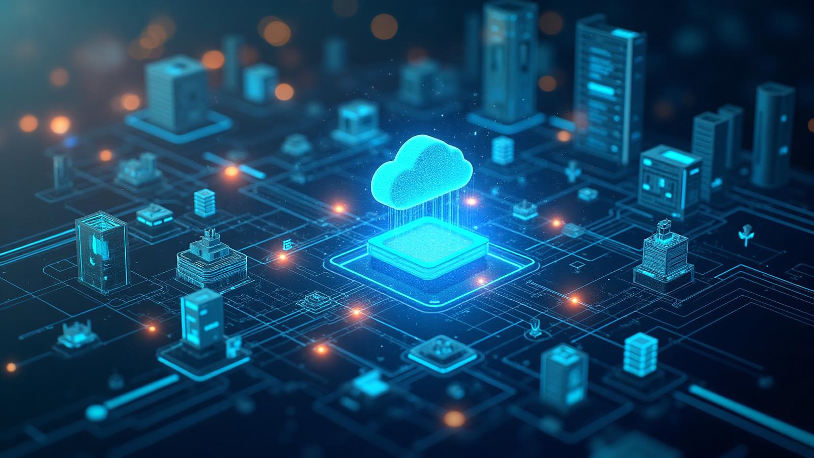 Visualização de transformação digital em empresa